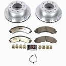 PowerStop Z36 Carbon-Fiber Ceramic Brake Pad with Drilled and Slotted Rotor Kit