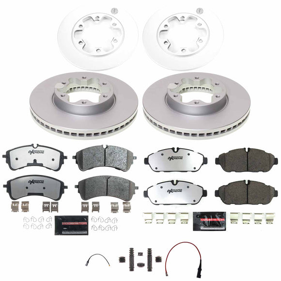 Z36 Truck & Tow Premium Carbon-Fiber Ceramic Brake Pad and Fully Coated Rotor Ki