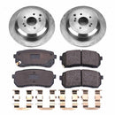 PowerStop OE Stock Replacement Low-Dust Ceramic Brake Pad and Rotor Kit