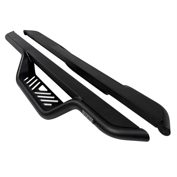 Westin Outlaw Drop Nerf Step Bars Powder Coated Textured Black Steel 20-14185