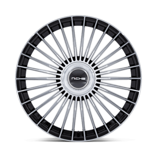 20x10.5 Niche NC282 Serene Gloss Black With Machined Face BLANK ET20 Wheel