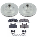PowerStop Genuine Geomet Coated Rotor and Low-Dust Ceramic Brake Pad Kit