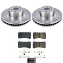 OE Stock Replacement Low-Dust Ceramic Brake Pad and Rotor Kit