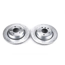 PowerStop Evolution Drilled And Slotted Rotors Pair Rear For BMW X3