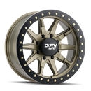 17x9 Dirty Life Dt-2 Satin Gold W/Simulated Ring 5x127 ET-12 wheel/rim