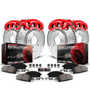 PowerStop Z23 Daily Driver Carbon-Fiber Ceramic Pads Drilled & Slotted Rotor & C