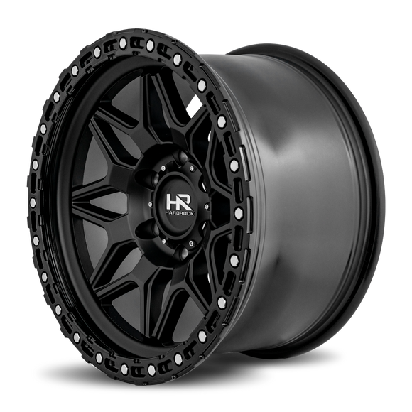 17x9 Hardrock H105 Matte Black 5x127 ET1 wheel/rim
