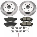 PowerStop OE Stock Replacement Low-Dust Ceramic Brake Pad and Rotor Kit