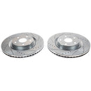 PowerStop Evolution Performance Drilled, Slotted & Plated Brake Rotor Pair