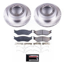PowerStop Genuine Geomet Coated Rotor and Low-Dust Ceramic Brake Pad Kit