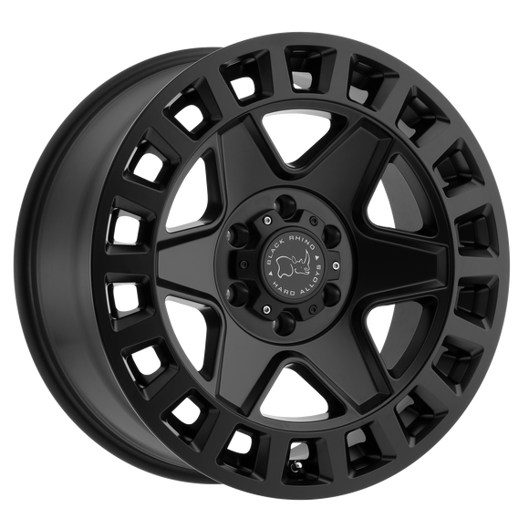 17X9 Black Rhino York Matte Black Wheel/Rim 6X139.7 ET-12 6-139.7 17-9