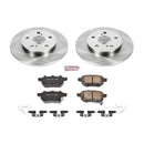 PowerStop OE Stock Replacement Low-Dust Ceramic Brake Pad and Rotor Kit
