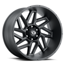 20x9 Vision 361 Spyder Satin Black Wheel 6x139.7 ET0 CB106.2