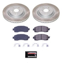 PowerStop Semi-Coated Rotor and Low-Dust Ceramic Brake Pad Kit
