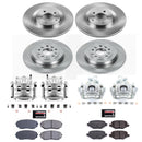 PowerStop OE Stock Replacement Low-Dust Ceramic Brake Pad, Rotor and Caliper Kit