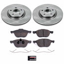 PowerStop OE Stock Replacement Low-Dust Ceramic Brake Pad and Rotor Kit