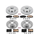 PowerStop OE Stock Replacement Low-Dust Ceramic Brake Pad and Rotor Kit