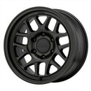 16X8 KMC KM717 Bully OL Satin Black 5X127 ET0 wheel/rim-4