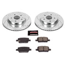 PowerStop Z23 Daily Driver Carbon-Fiber Ceramic Brake Pad and Drilled & Slotted