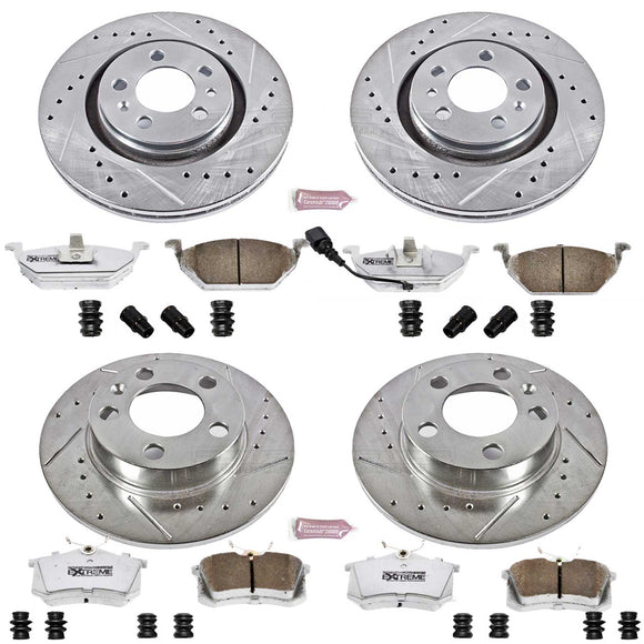 PowerStop Z26 Street Performance Ceramic Brake Pad and Drilled & Slotted Rotor K