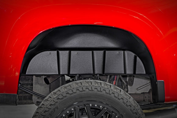 Rough Country Rear Wheel Well Liners For Chevy Silverado 1500 2WD 4WD 2019-2024