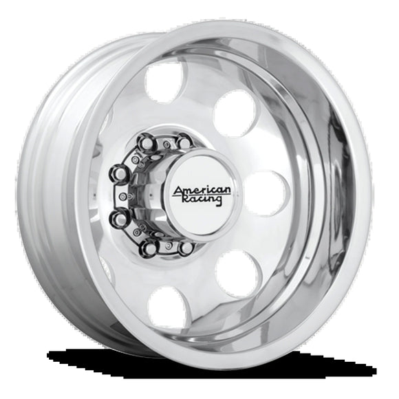 16X6 American Racing AR204 BAJA DUALLY POLISHED 8X165.1 ET-134 wheel/rim