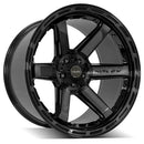 4Play Gen3 4P63 22x12 Black Brushed Face Tinted Wheel 5x127 ET-44 CB87.1
