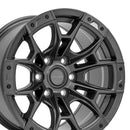 17x9 Defiant DF04 Dark Satin Charcoal 6x135 ET12 Wheel Rim
