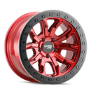 17x9 Dirty Life DT-1 Crimson Candy Red 5x127 ET-12 CB78.1 Wheel Rim