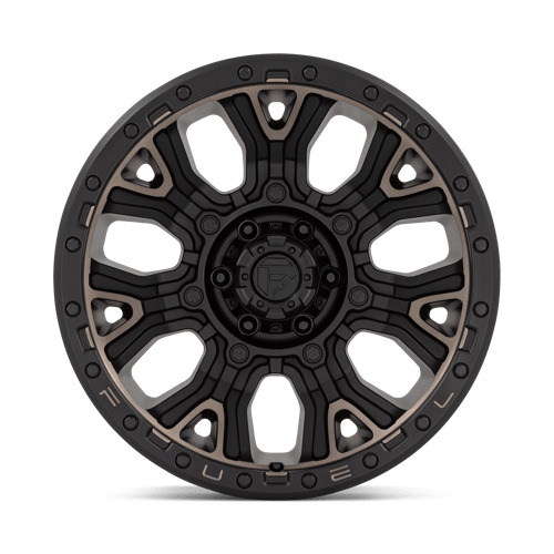 20x10 Fuel Off-Road D824 Traction Matte Black Dark Tint 6x139.7 ET-18 Wheel