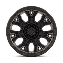 20x10 Fuel Off-Road D824 Traction Matte Black Dark Tint 6x139.7 ET-18 Wheel