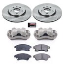 PowerStop OE Stock Replacement Low-Dust Ceramic Brake Pad, Rotor and Caliper Kit