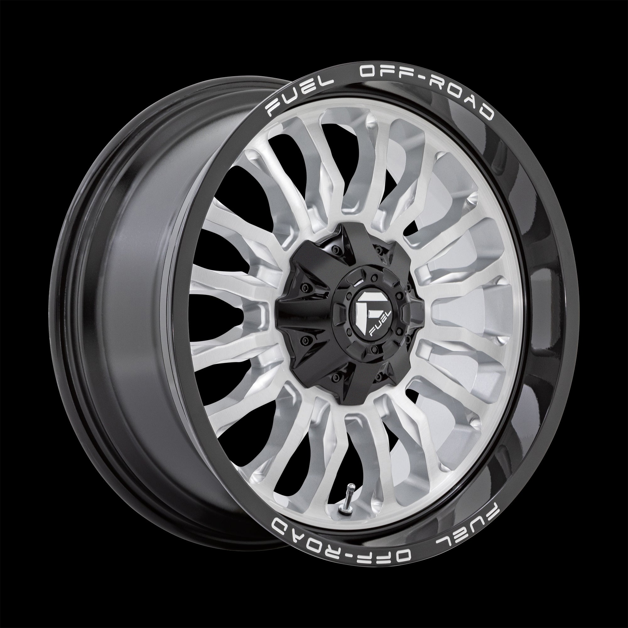 22X12 Fuel D798 ARC SLVR-BRSH BLK-LP 5X114.3/5X127 ET-44 wheel/rim