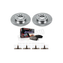 PowerStop OE Stock Replacement Low-Dust Ceramic Brake Pad and Rotor Kit