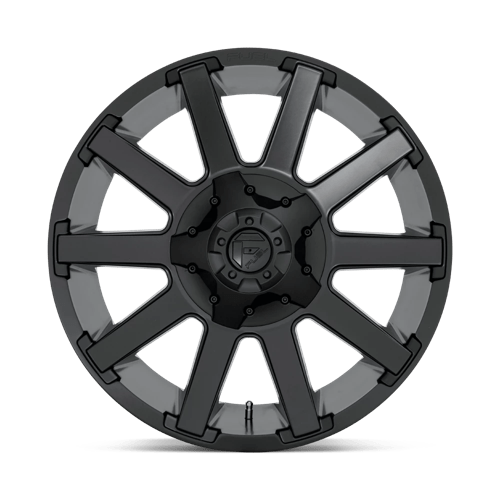 18X9 Fuel D437 Contra Satin Black 6X135/6X139.7 ET1 wheel/rim