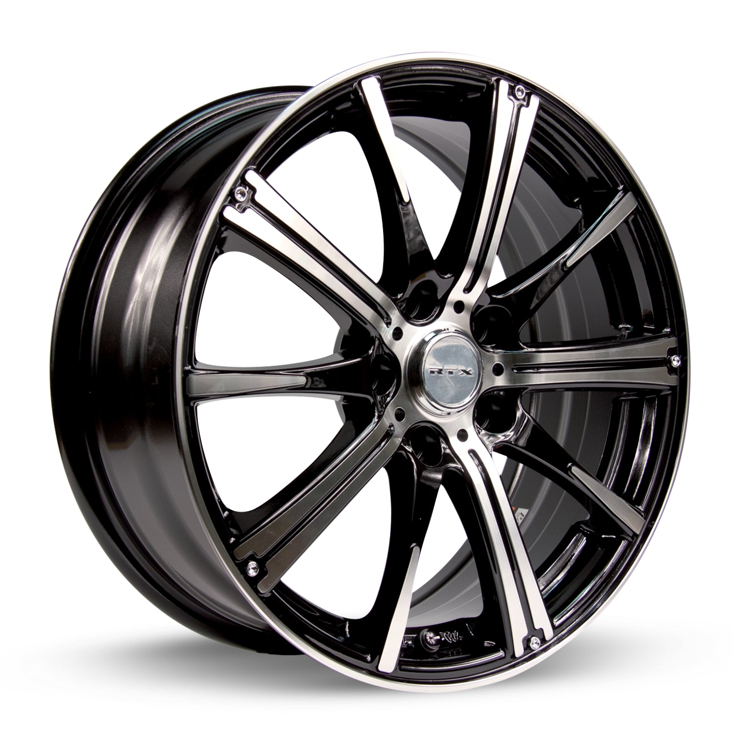 15x6 RTX Spark Black Machined 4x100 ET45 wheel/rim