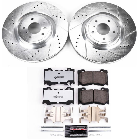 PowerStop Z26 Street Performance Ceramic Brake Pad and Drilled & Slotted Rotor K