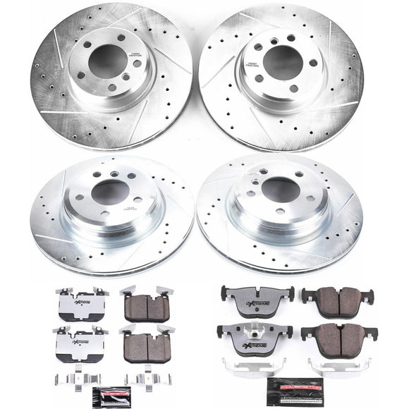 PowerStop Z26 Street Performance Ceramic Brake Pad and Drilled & Slotted Rotor K