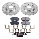 PowerStop Z23 Daily Driver Carbon-Fiber Ceramic Brake Pad and Drilled & Slotted