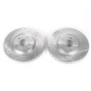 PowerStop Evolution Drilled Slotted Rotors Pair Front For Mitsubishi Lancer