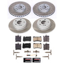 PowerStop Semi-Coated Rotor and Low-Dust Ceramic Brake Pad Kit