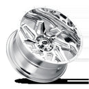 20x10 Vision 361 Spyder Chrome Wheel 8x180 ET-25 CB124.2