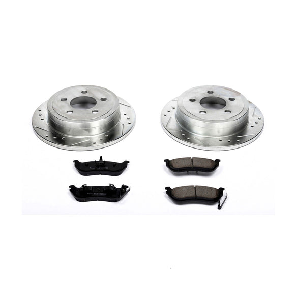 PowerStop Z23 Daily Driver Carbon-Fiber Ceramic Brake Pad and Drilled & Slotted