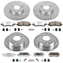 PowerStop Z26 Street Performance Ceramic Brake Pad and Drilled & Slotted Rotor K