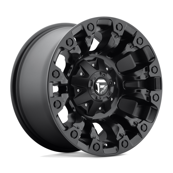 17x9 Fuel Off-Road D560 Vapor Matte Black 6x135 ET-12 CB106.1 Wheel Rim