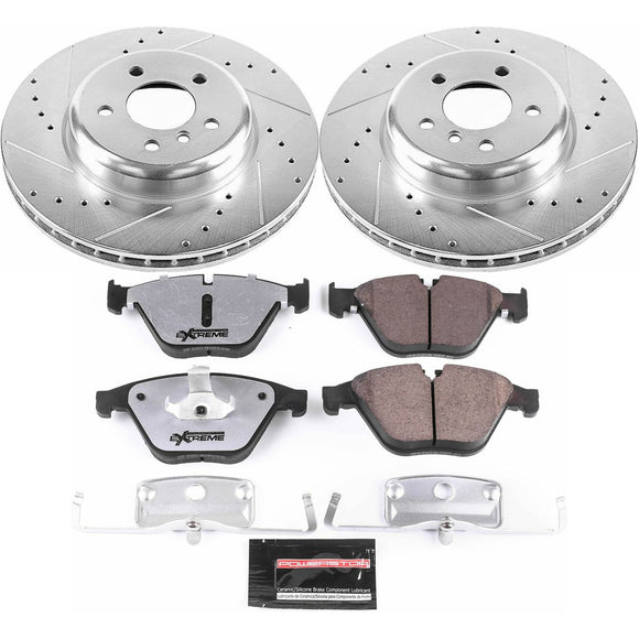 PowerStop Z26 Street Performance Ceramic Brake Pad and Drilled & Slotted Rotor K