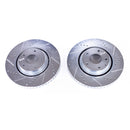 PowerStop Evolution Drilled Slotted Rotors Pair Front For Mazda CX-9