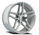 19x9.5 Select Precision Alloys Shadow Silver Brushed 5x112 ET35 Wheel