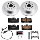 PowerStop Genuine Geomet Coated Rotor and Low-Dust Ceramic Brake Pad Kit