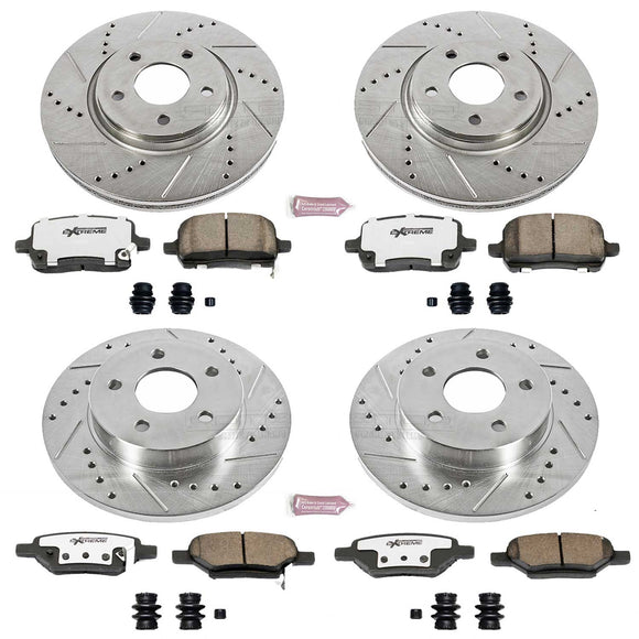 PowerStop Z26 Street Performance Ceramic Brake Pad and Drilled & Slotted Rotor K